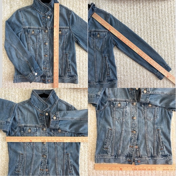 Madewell Classic Fit Premium Denim Jean Jacket | Size Large - Picture 15 of 16